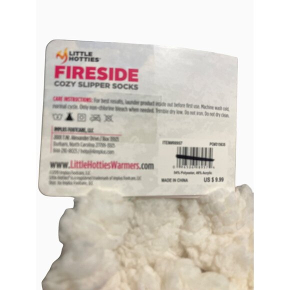 Little Hotties Womens Fireside Cozy Slipper Socks Aloe Infused - Picture 4 of 8
